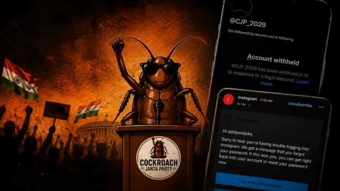 “4 दिन में 2 लाख फॉलोअर्स… फिर अचानक बैन! Cockroach Janta Party का X अकाउंट भारत में बंद, Instagram हैक की कोशिश?”