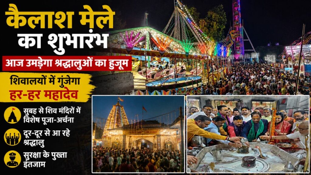 Kailash Mela 2026: कैलाश मेले का आगाज, आज उमड़ेगा आस्था का सैलाब; हर-हर महादेव से गूंजेगा आगरा