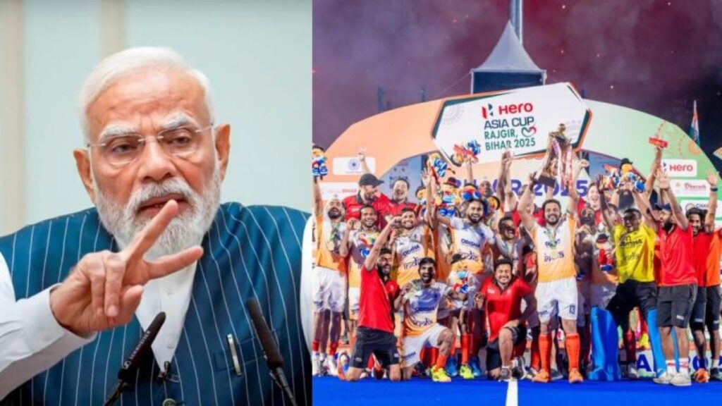 एशियाड के भारतीय दल से PM मोदी की मुलाकात, हॉकी-क्रिकेट टीमों ने भेंट की जर्सी; खिलाड़ियों से किया संवाद