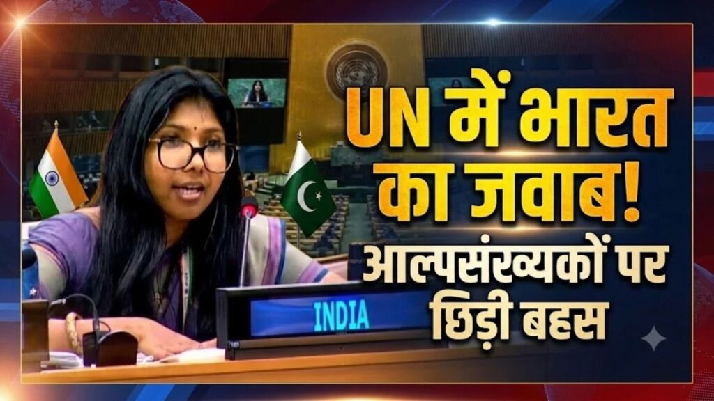 UN में भारत की पाकिस्तान को दोटूक! ‘पहले अपने अल्पसंख्यकों को सुरक्षा दो, फिर भारत को लेक्चर देना’